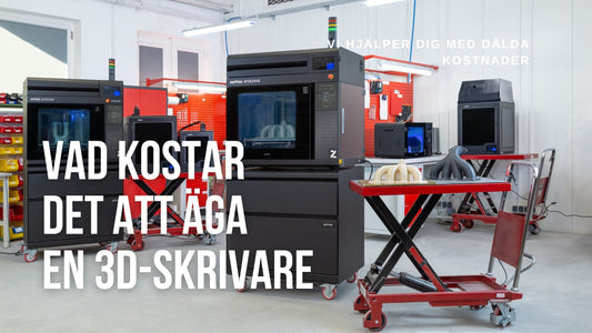 Vad kostar det egentligen att äga en 3D-skrivare för företag?