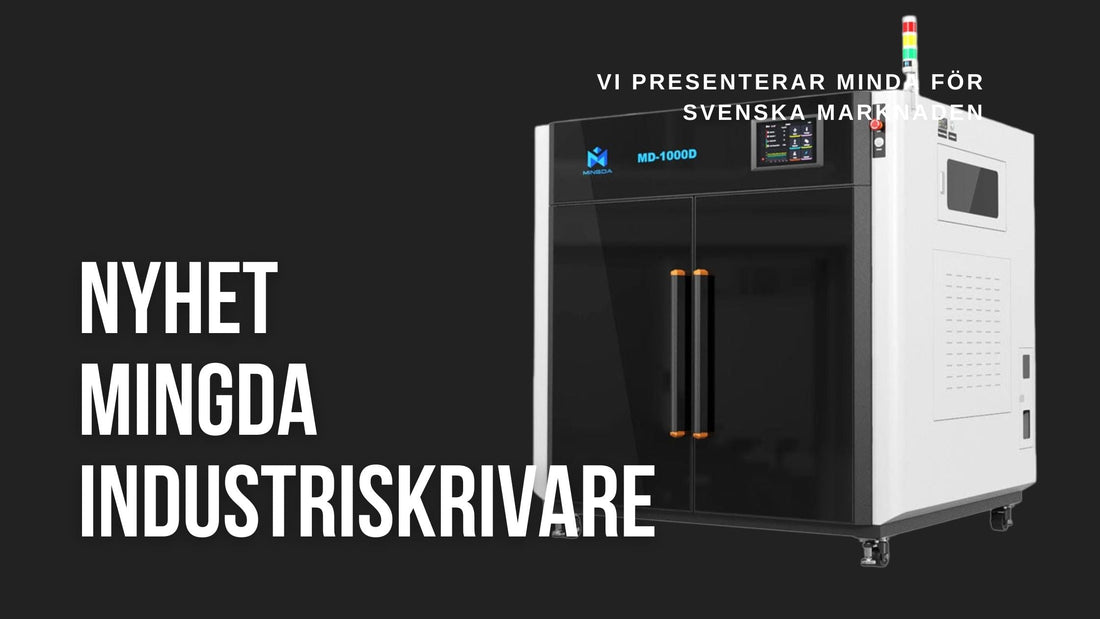 3DShoppen breddar sortimentet – nu med Mingda 3D-skrivare