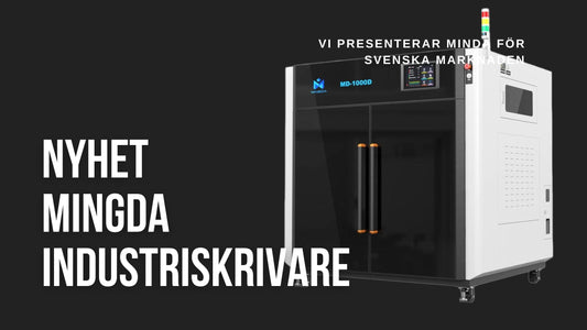 3DShoppen breddar sortimentet – nu med Mingda 3D-skrivare