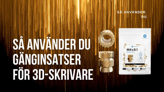 Så använder du gänginsatser för 3D-skrivare – professionella tips från CNC Kitchen och Ruthex