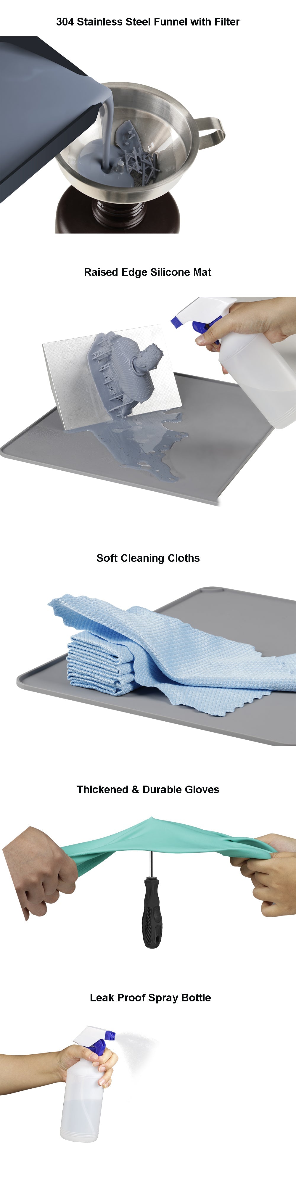 Clean Kit for Resin 3D Printer