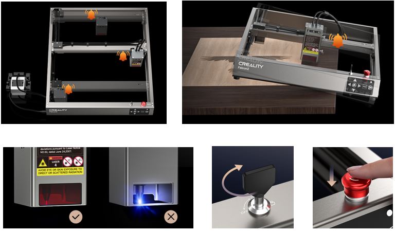 Creality Laser Falcon 2 Engraver - 40W