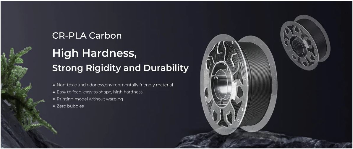 Creality CR-PLA Carbon - 1.75 mm - 1 kg