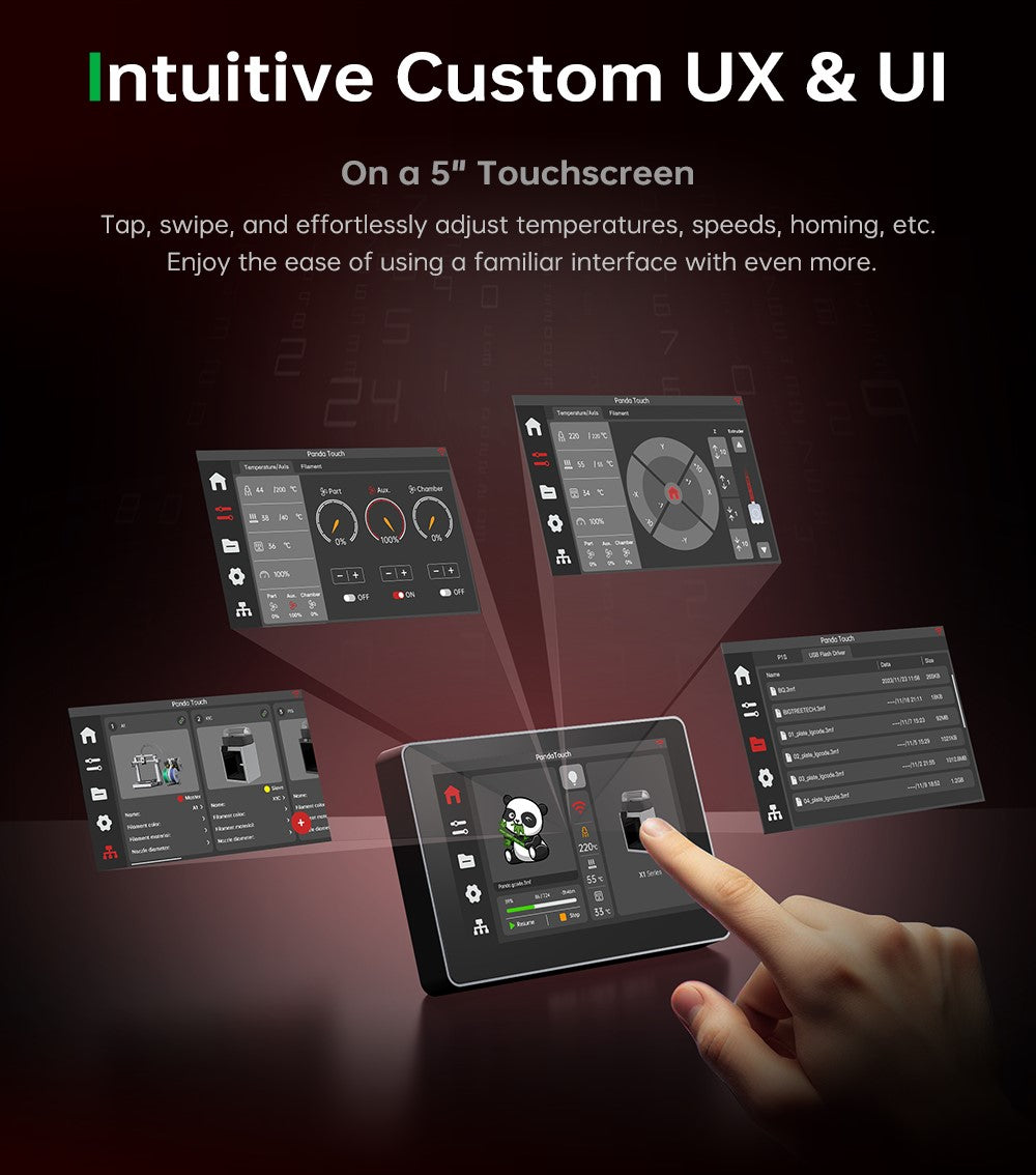 BIGTREETECH Panda Touch 5'' Display For Bambu Lab Printers V1.1