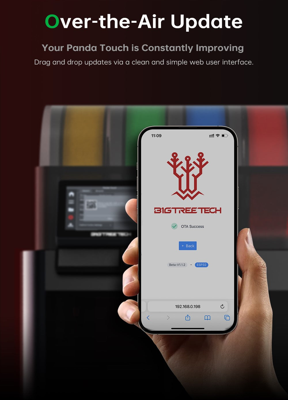 BIGTREETECH Panda Touch 5'' Display For Bambu Lab Printers V1.1
