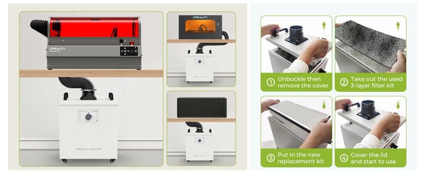 Creality Falcon Smoke Purifier