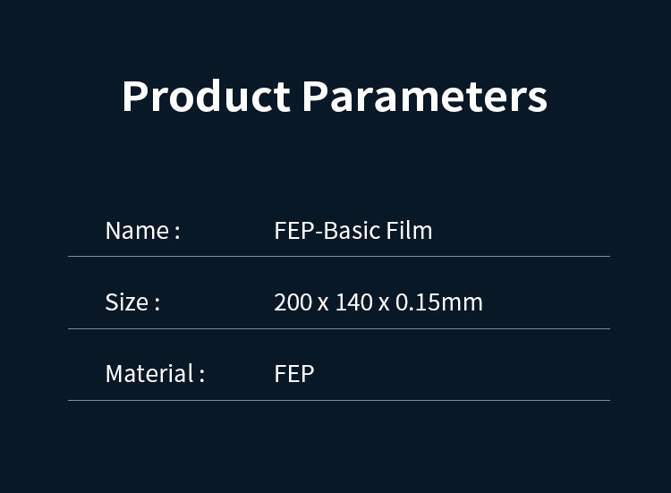 Creality Halot-R6 FEP Film - 5pcs