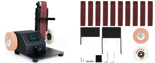 TwoTrees Multi-function Belt Sander | Stepless Speed Adjustment