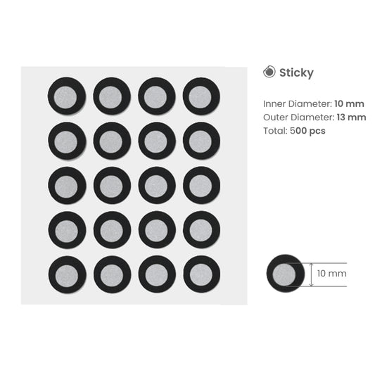 Revopoint High Visibility Markers 10mm (Sticky)