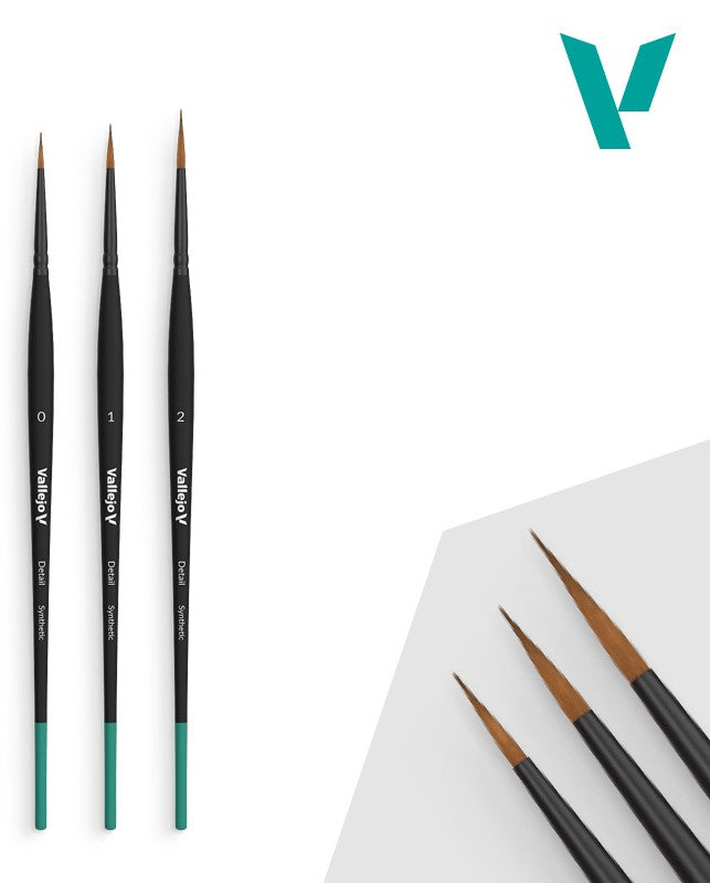 Vallejo Synthetic Hair Brush Design Set