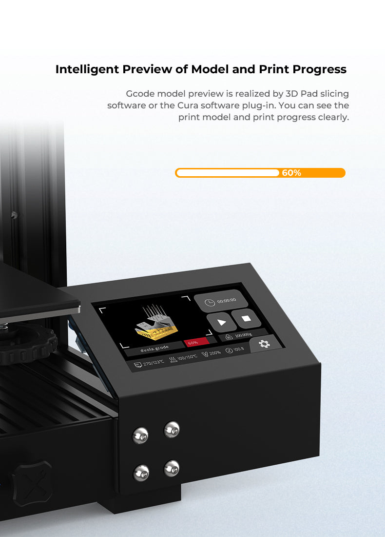 Creality 3D Pad Mini 4.3 Inches Screen Kit---Suit for 32-bit Motherboard