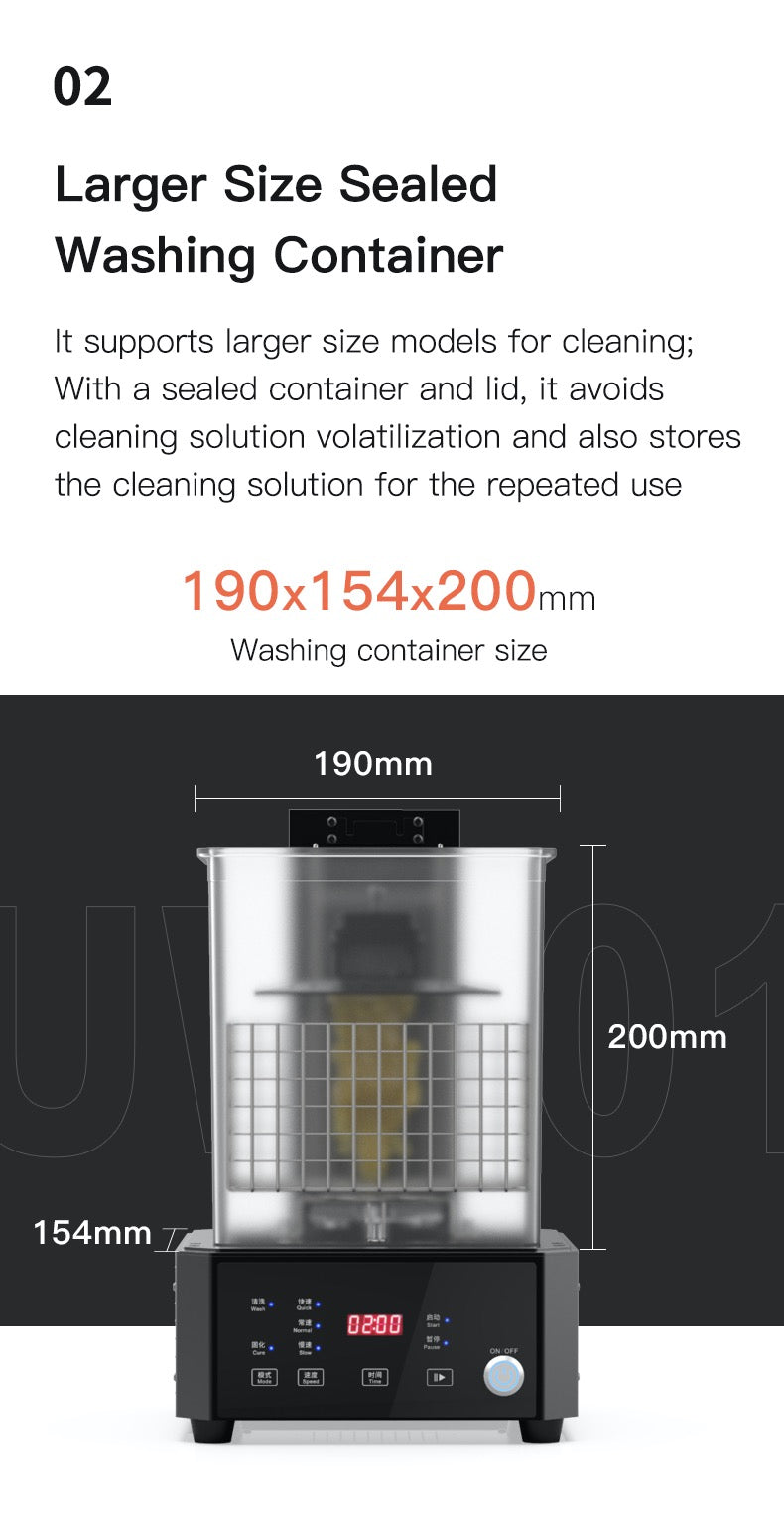 Creality UW-01 - Tvätt/Kureringskammare