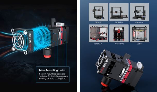 BIQU H2 V2S REVO 24V Extruder
