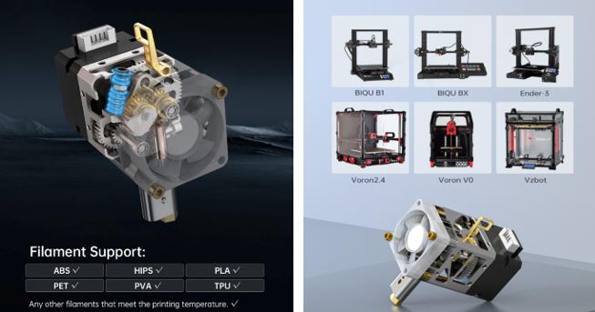 BIQU EH2 V2S Lite Extruder
