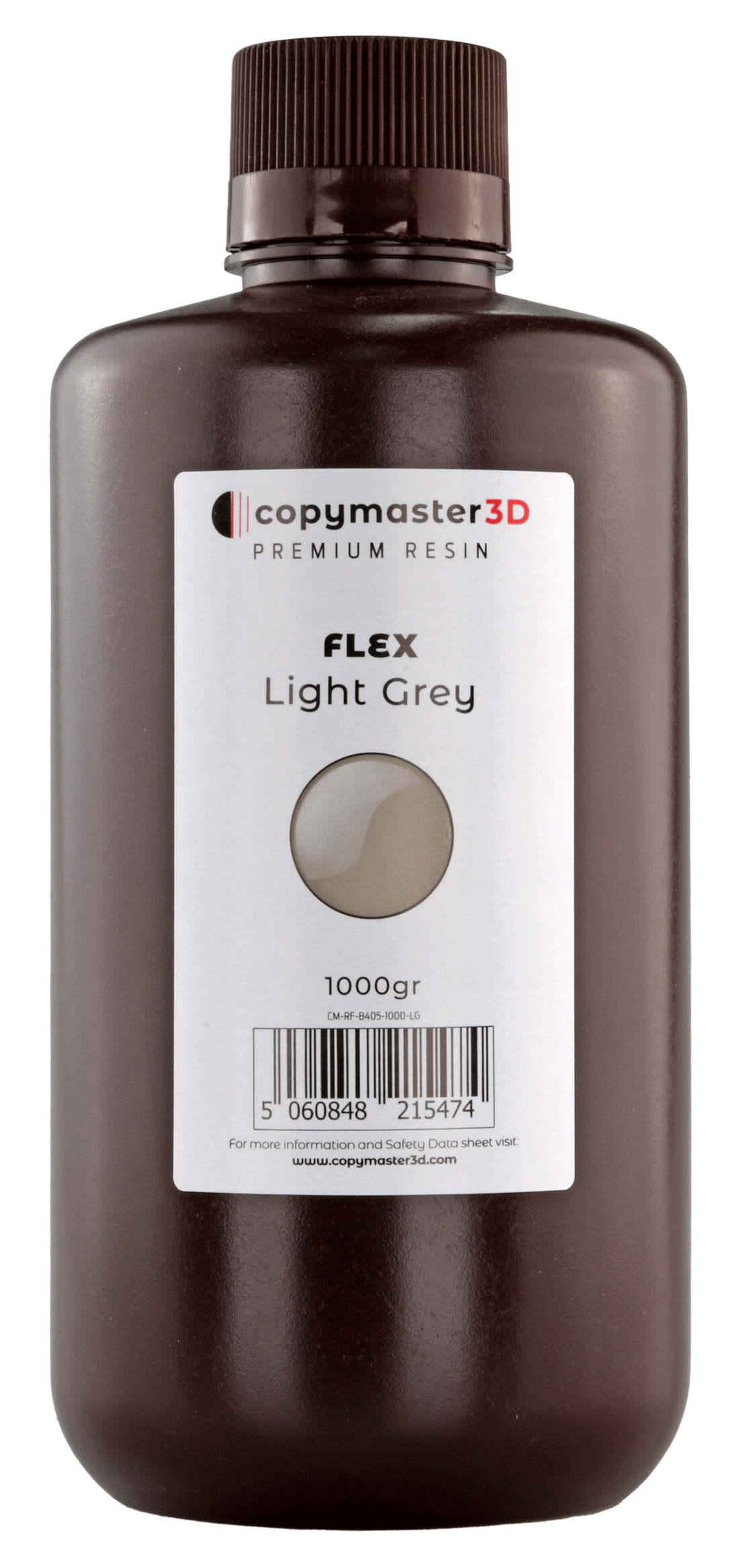 Copymaster3D Flex UV Resin - 1000 ml - Light Grey