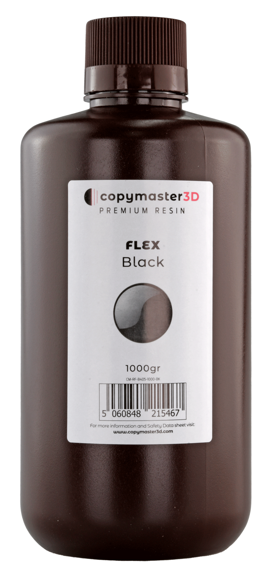 Copymaster3D Flex UV Resin - 1000 ml - Black