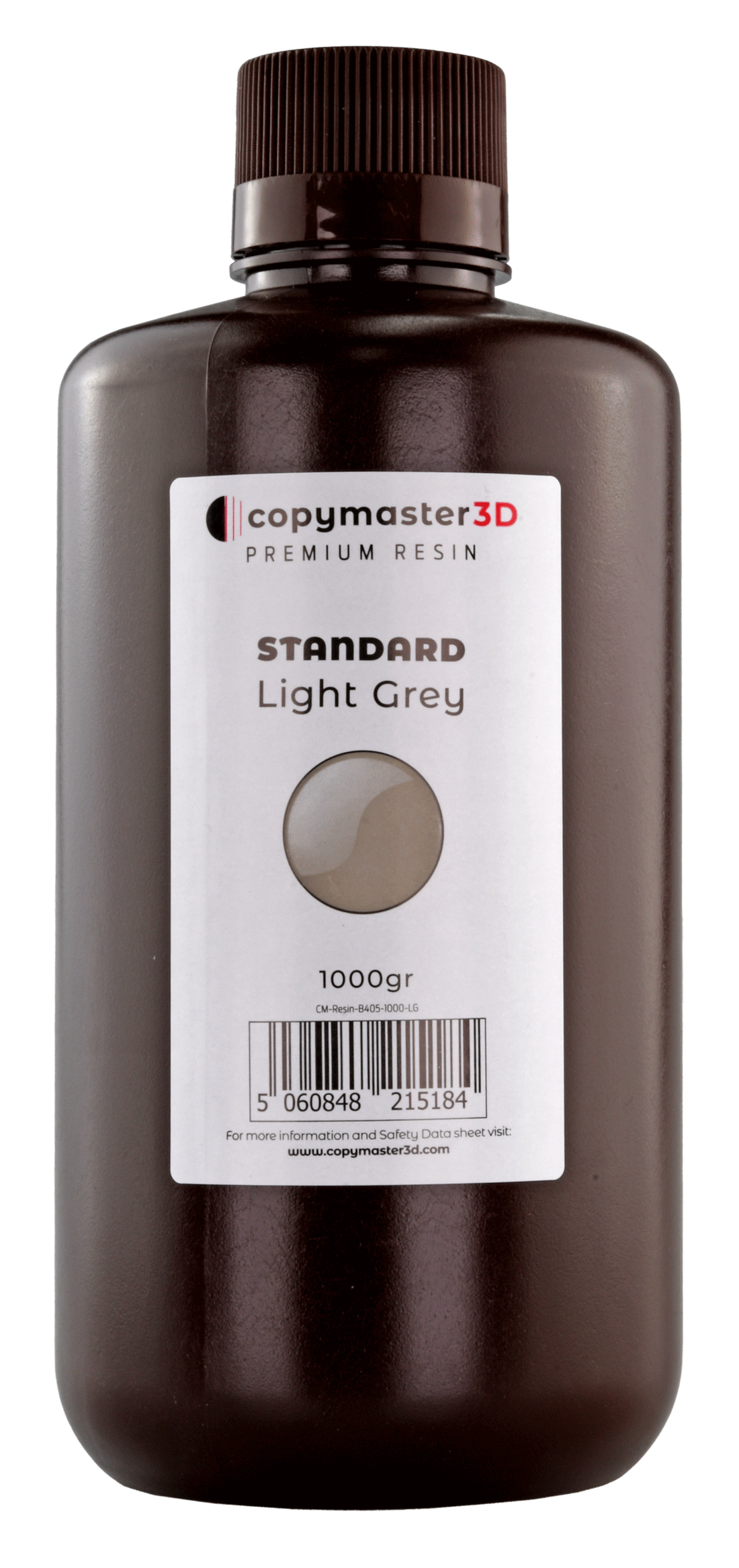 Copymaster3D Standard UV Resin - 1000 ml - Light Grey