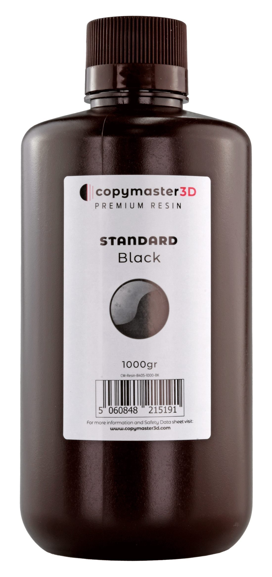 Copymaster3D Standard UV Resin - 1000 ml - Black