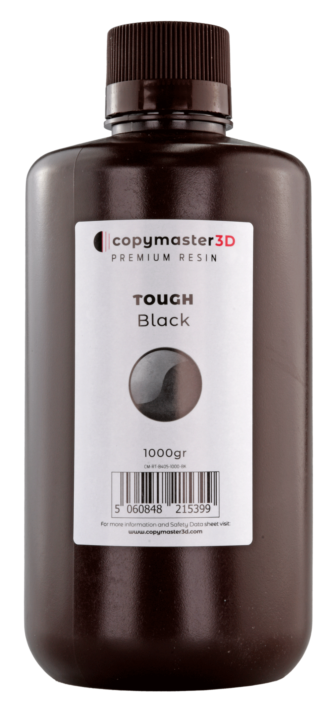 Copymaster3D Tough UV ABS Like Resin - 1000 ml - Black