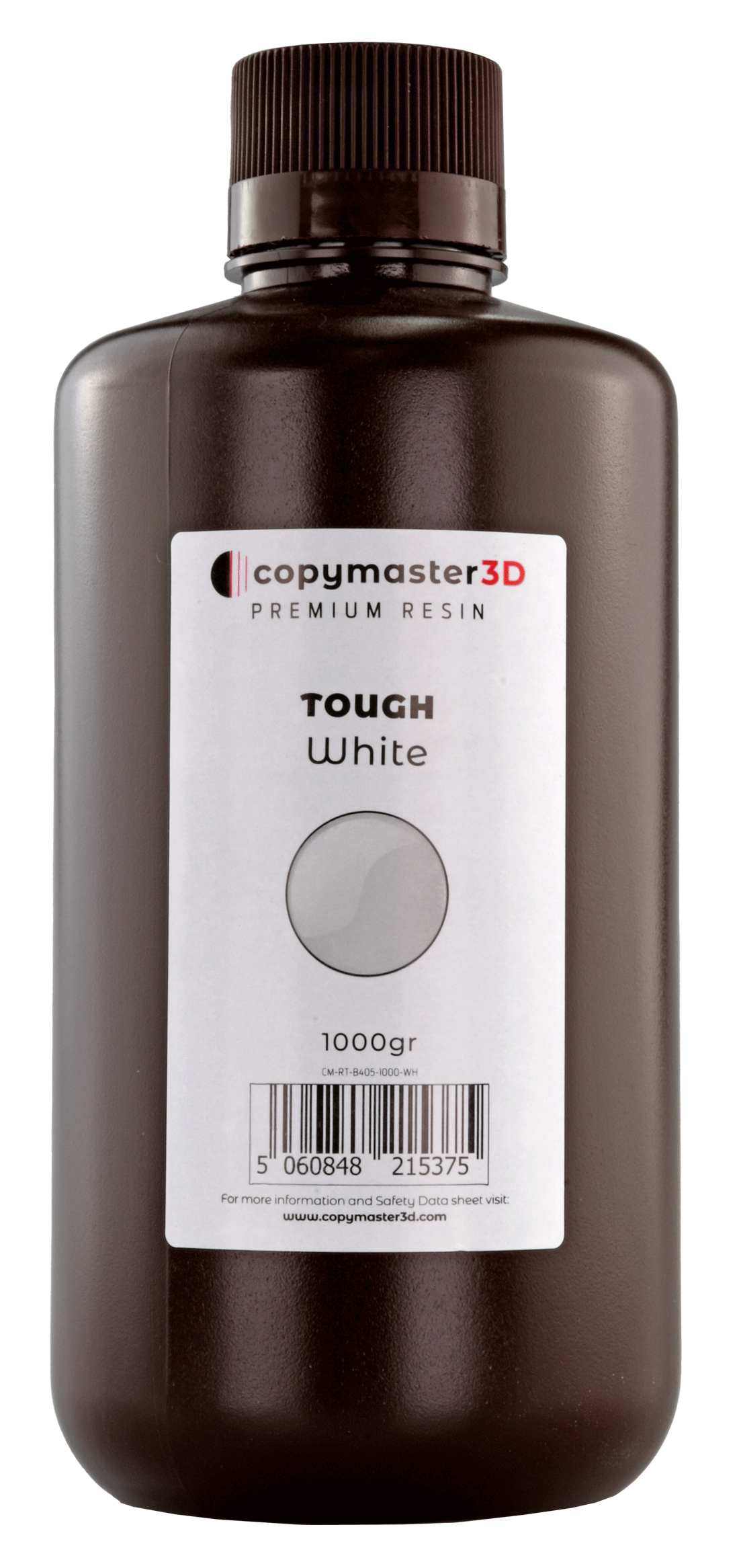 Copymaster3D Tough UV ABS Like Resin - 1000 ml - White