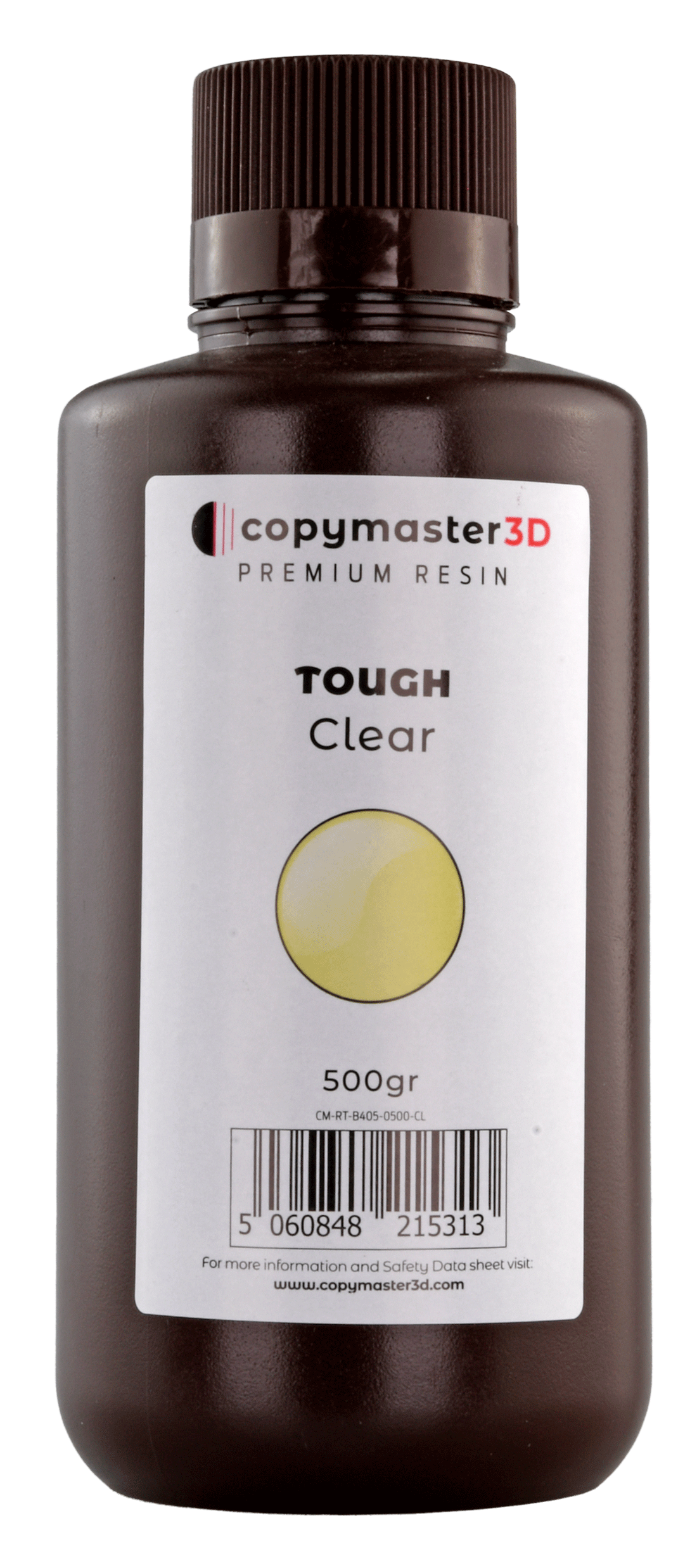 Copymaster3D Tough UV ABS Like Resin - 500 ml - Clear
