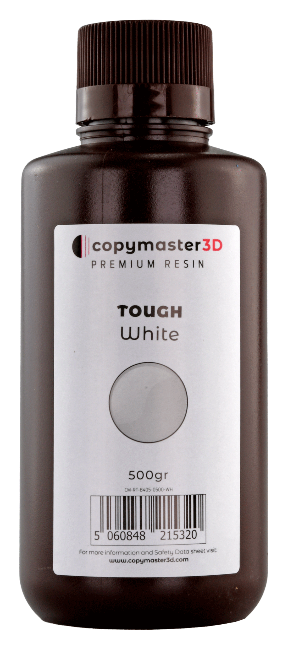 Copymaster3D Tough UV ABS Like Resin - 500 ml - White
