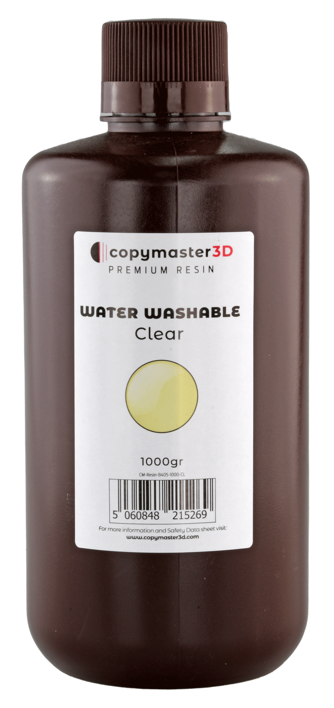 Copymaster3D Water Washable UV Resin - 1000 ml - Clear
