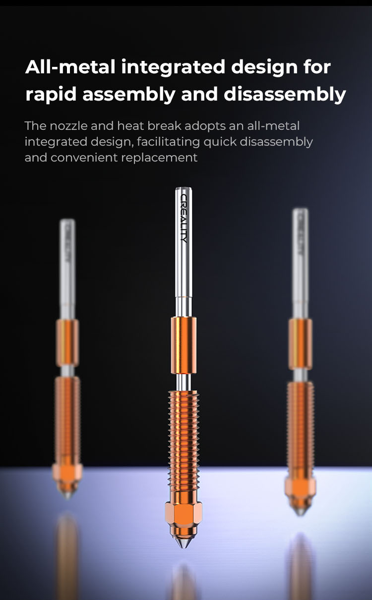 Creality 3D Unicorn Quick-Swap Nozzle - 0.4mm