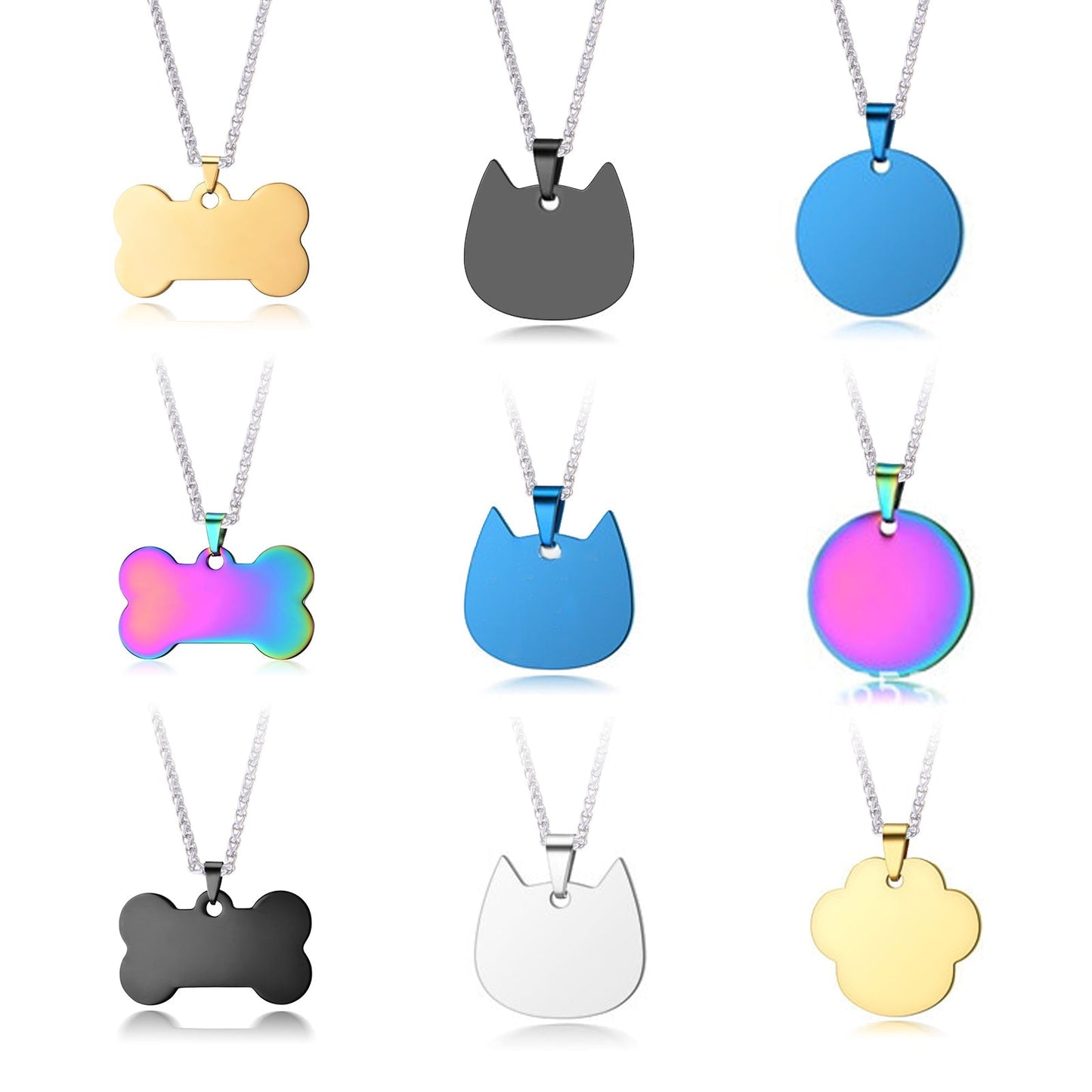 Creality Falcon Series Pets Tag Metal Pendant - 20pcs