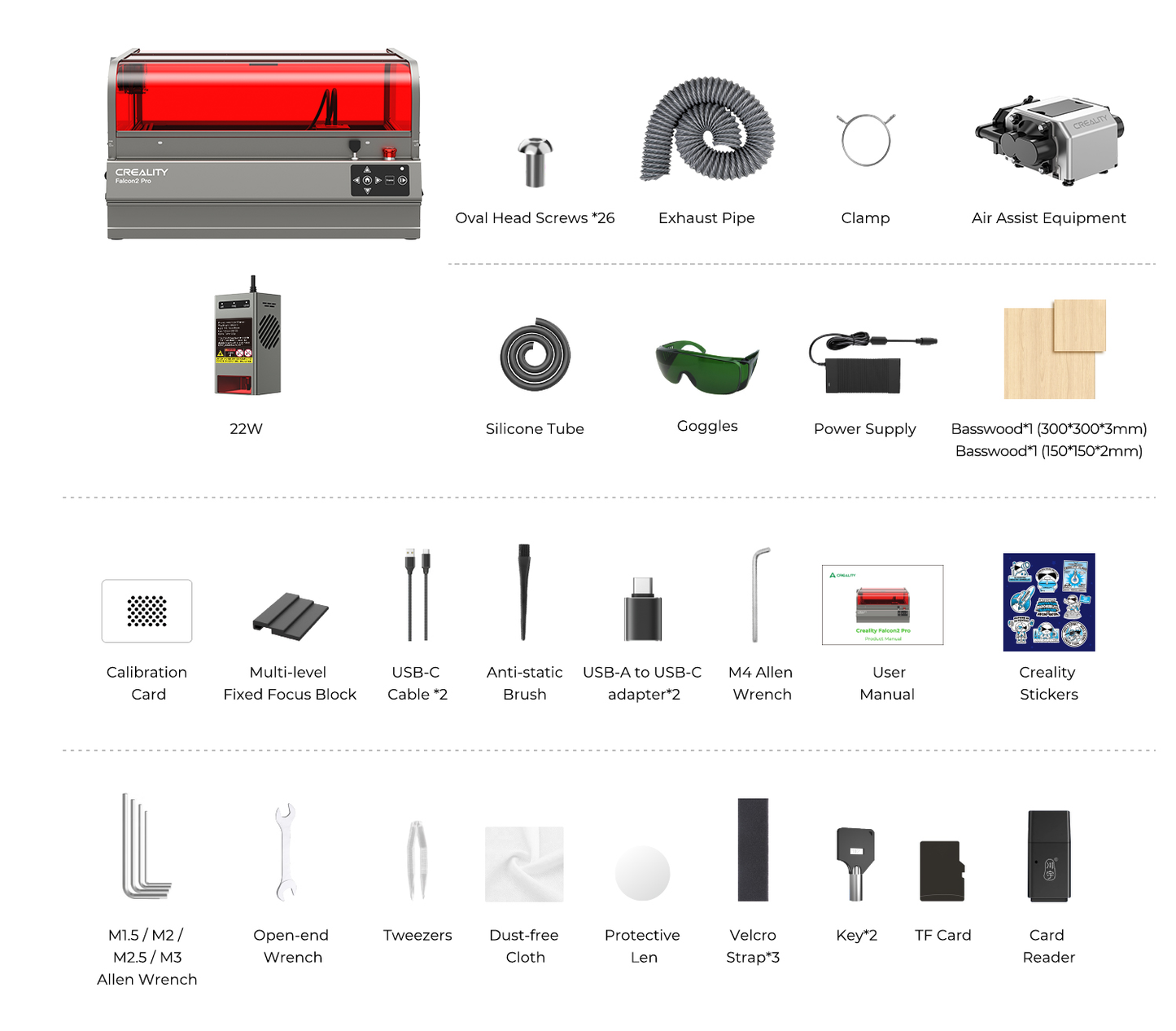 Creality Laser Falcon 2 Pro Gravierer – 22 W