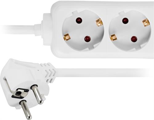 Deltaco 3 Socket Power Strip