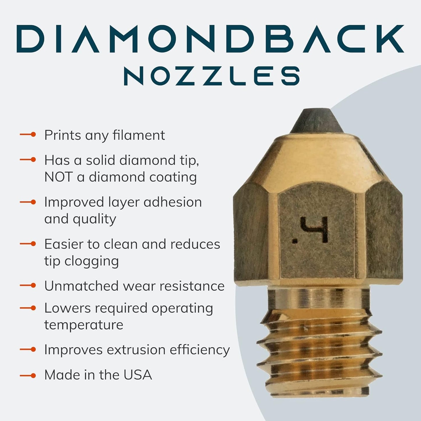 DiamondBack MK8 Nozzle