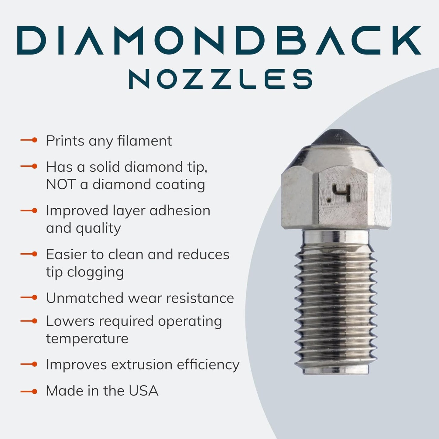 DiamondBack Ultimaker S-line Compatible Nozzle