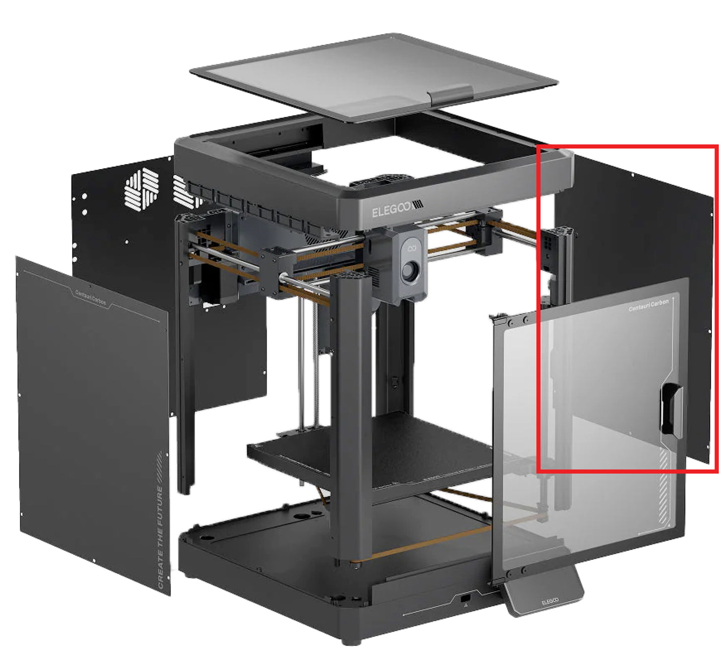 Elegoo Centauri Carbon Right Sealing Plate