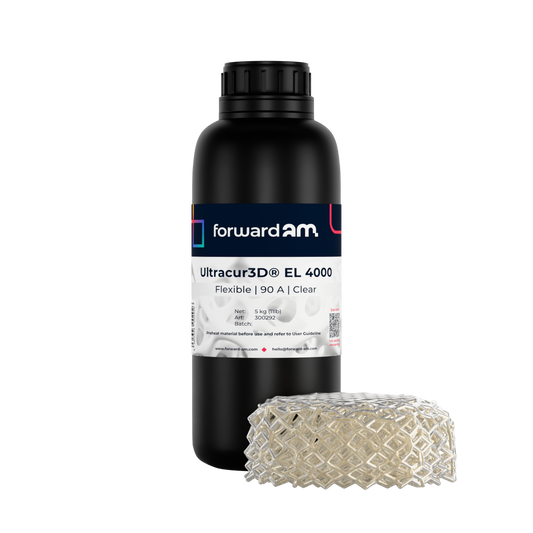 Forward AM Ultracur3D Flexible UV Resin EL 4000 - 1 kg - Clear