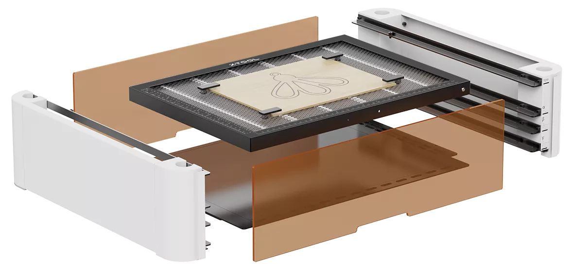 xTool M1 Riser Base with Honeycomb Panel