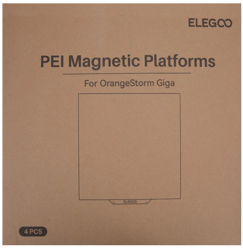 OrangeStorm Giga PEI Magnetic Platform Kit(4PCS)