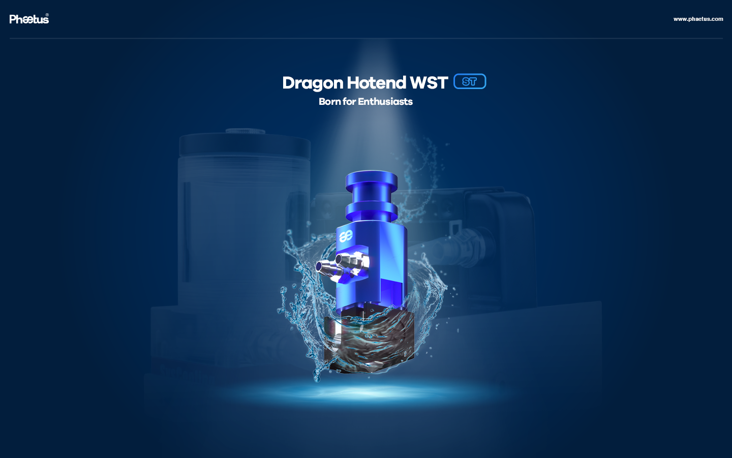 Phaetus Dragon Water Hotend - WST Blue