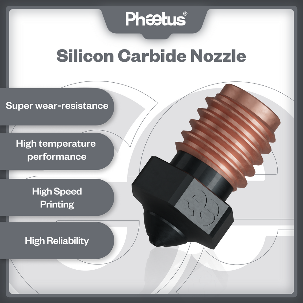 Phaetus PS Silicon Carbide Nozzle 0,4 mm - 1,75 mm - 1 pcs