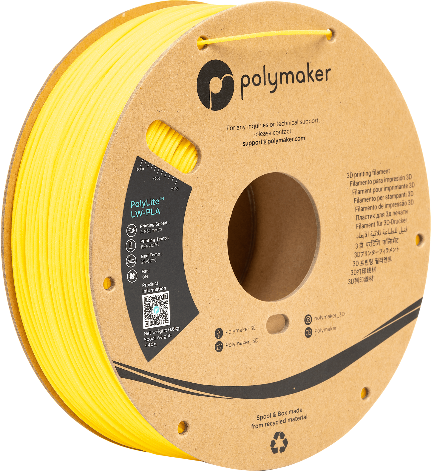 Polymaker PolyLite LW-PLA