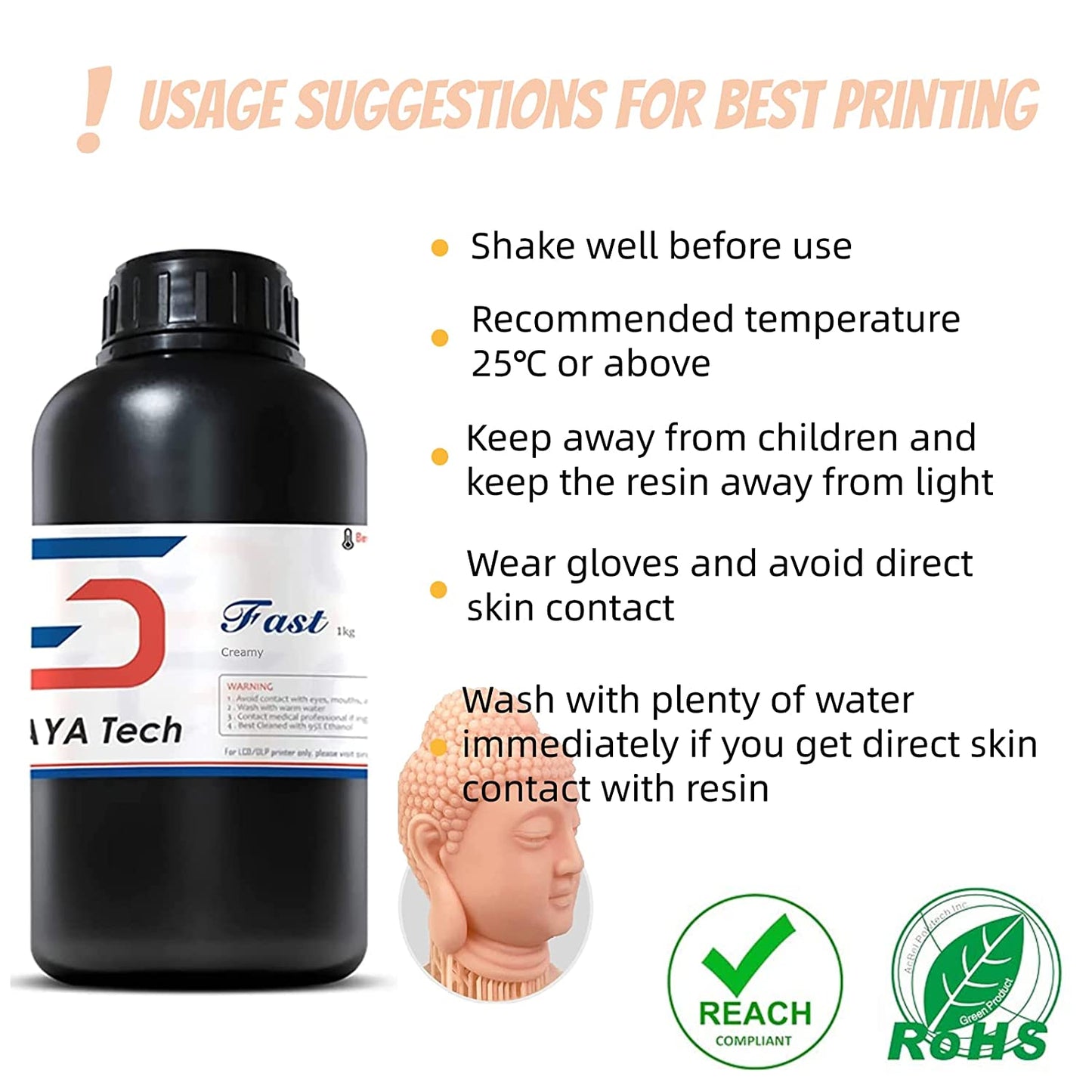 Siraya Tech Fast ABS-Like - 1 kg - Creamy