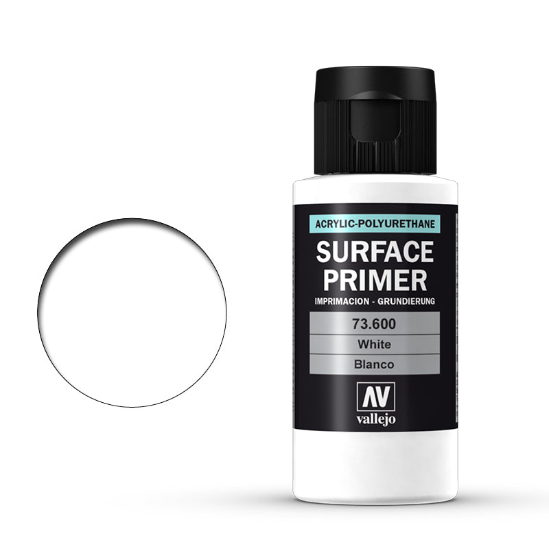 Vallejo Acrylic Polyurethane - Primer White 60ml