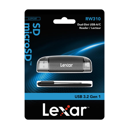 Lexar LRW310X Dual USB-A/C minneskortsläsare