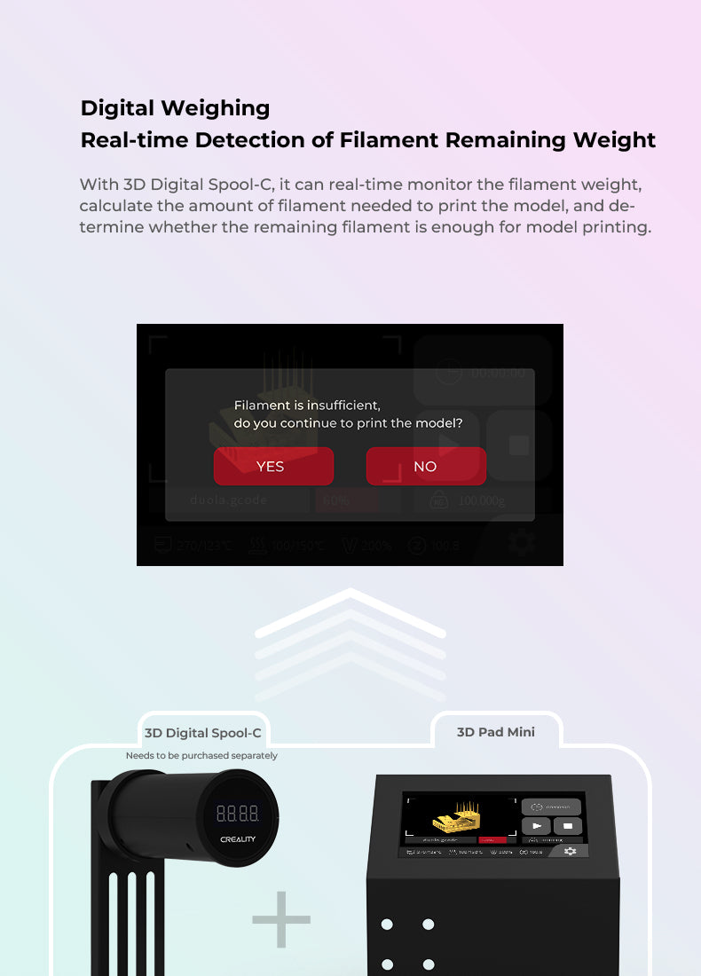 Creality 3D Pad Mini 4.3 Inches Screen Kit---Suit for 32-bit Motherboard