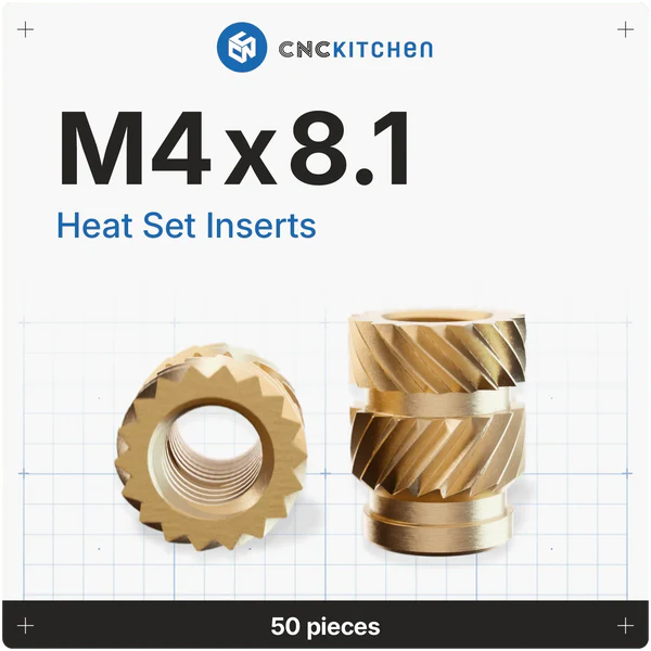 Gänginsats M4x8.1 - 50st