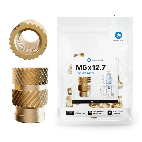 Gänginsats M6x12.7 - 20st