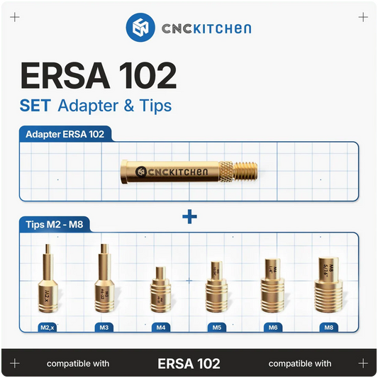 Lödspetsar SET kompatibla med Ersa Adapter 102