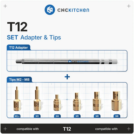 Lödspetsar SET kompatibla med T12