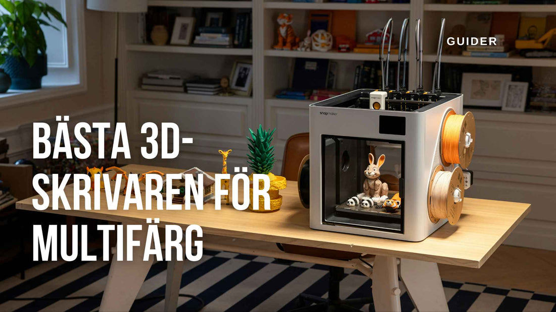 Bästa 3D-skrivaren för multifärg 2026 – Vilken ska du välja?