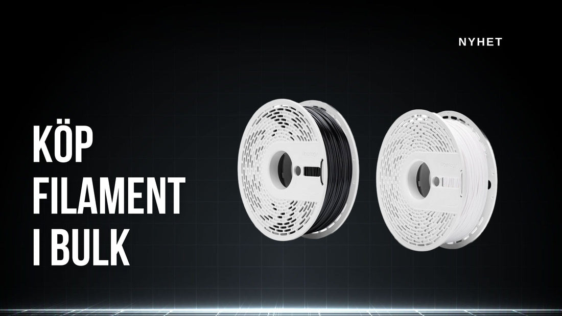 Köp filament i bulk – spara pengar och säkra produktionen